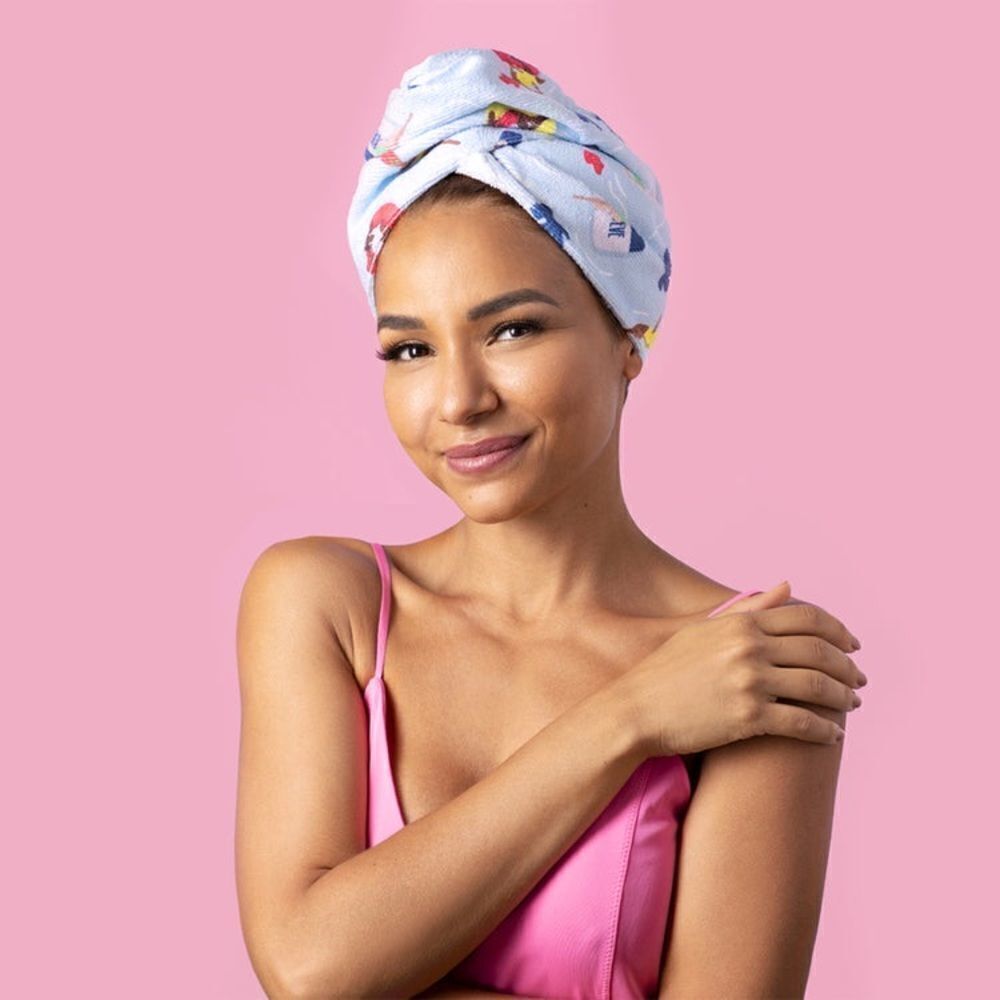 Coco & Eve Deluxe Pink Microfiber Ultra-absorbent Hair Towel Wrap New